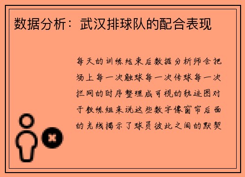 数据分析：武汉排球队的配合表现